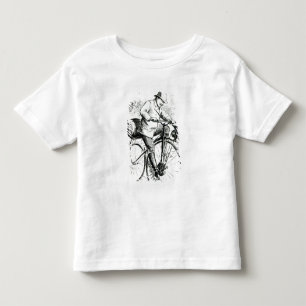 Cartoon making fun of the early days of Bicycles Toddler T-Shirt