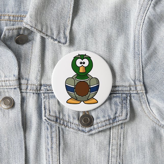 Cartoon Mallard Duck Button (Creator Uploaded)