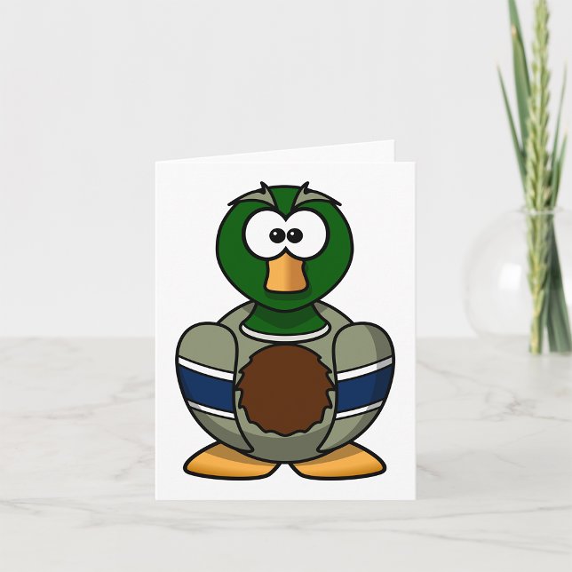 Cartoon Mallard Duck Note Cards (Creator Uploaded)