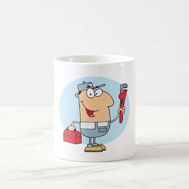Cartoon Mechanic Coffee Mug (Creator Uploaded)