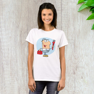 Cartoon Mechanic T-Shirt