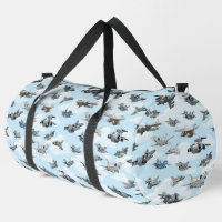 Cartoon military aeroplanes