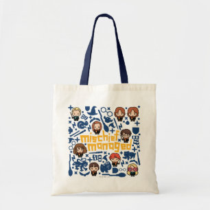 Cartoon "MISCHIEF MANAGED™" Graphic Tote Bag