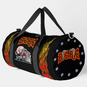 Cartoon mixer truck "Big Rig" Duffle Bag