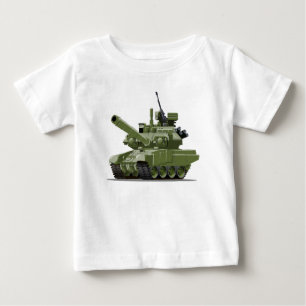 Cartoon modern armored tank