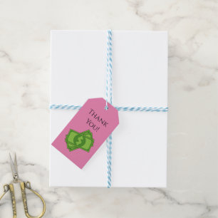 Cartoon Money Dollar Bills Square   Personalise Gift Tags