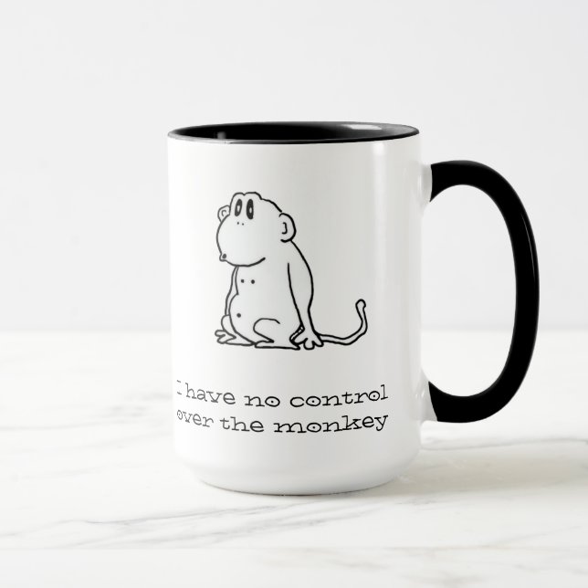 Cartoon Monkey Mug (Right)