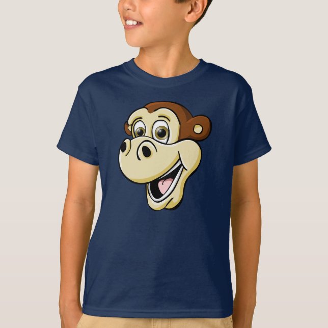 Cartoon Monkey T-Shirt (Front)