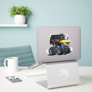Cartoon monster truck
