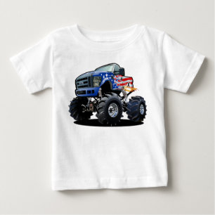 Cartoon monster truck baby T-Shirt
