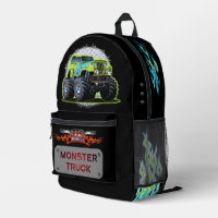 Cartoon monster truck