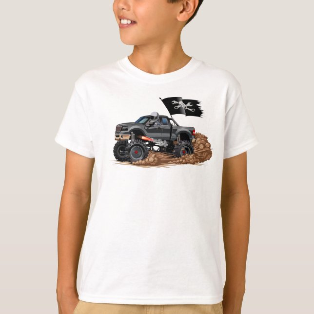 Cartoon monster truck T-Shirt (Front)