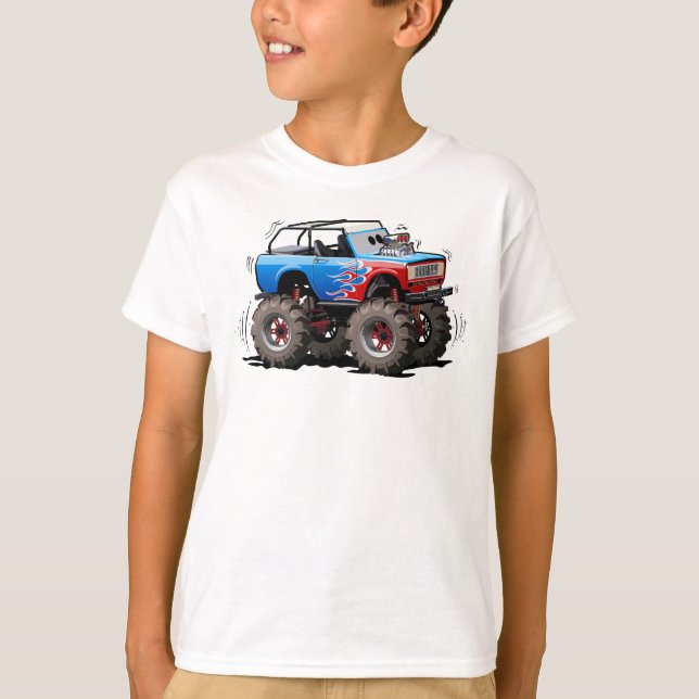 Cartoon monster truck T-Shirt (Front)