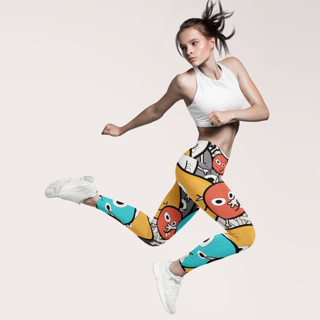 Cartoon monsters leggings (Creator Uploaded)