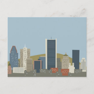 Cartoon Montreal Postcard