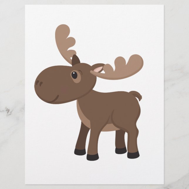 Cartoon Moose (Front)