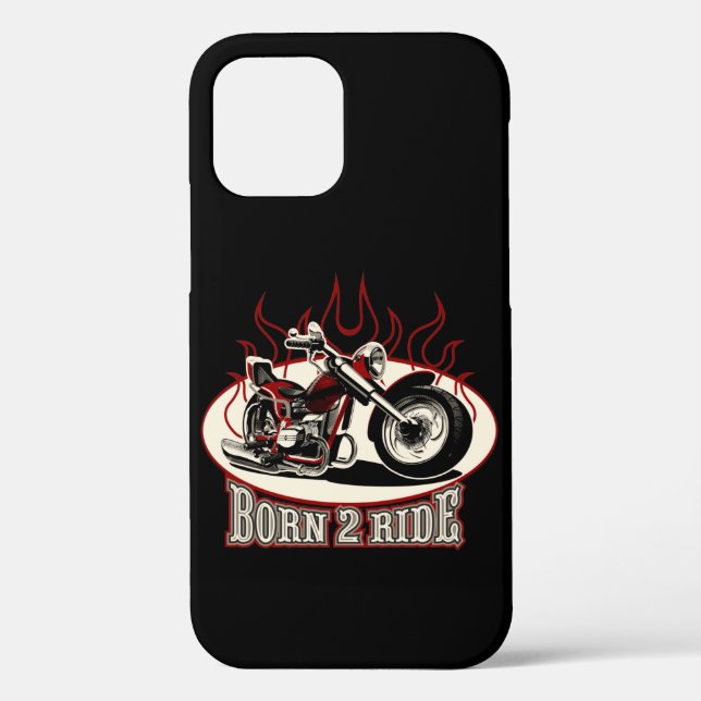 Cartoon motorcycle Case-Mate iPhone case (Back)
