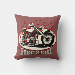 Cartoon motorcycle cushion
