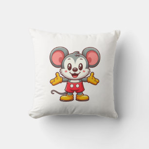 cartoon mouse character cushion