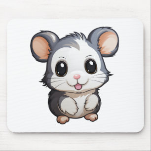 Cartoon mouse illustration pad