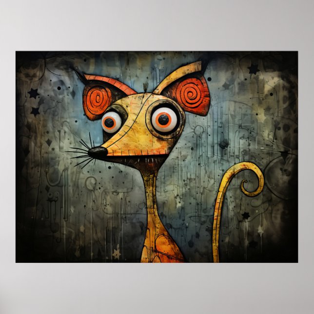 Cartoon mouse poster (Front)
