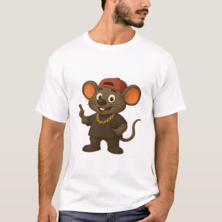 Cartoon Mouse Rapper T-ShirtT-Shirt T-Shirt