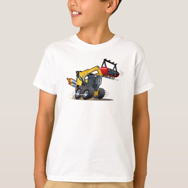 Cartoon mulcher T-Shirt (Front)