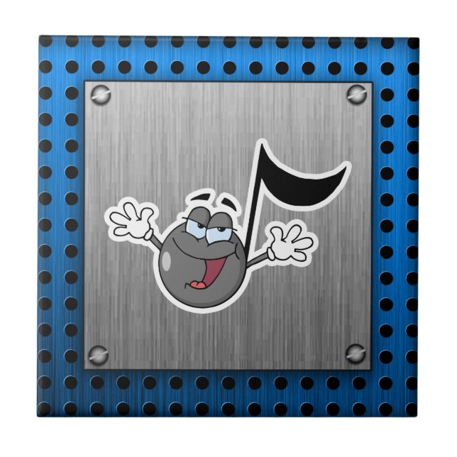 Cartoon Music Note Tile (Front)