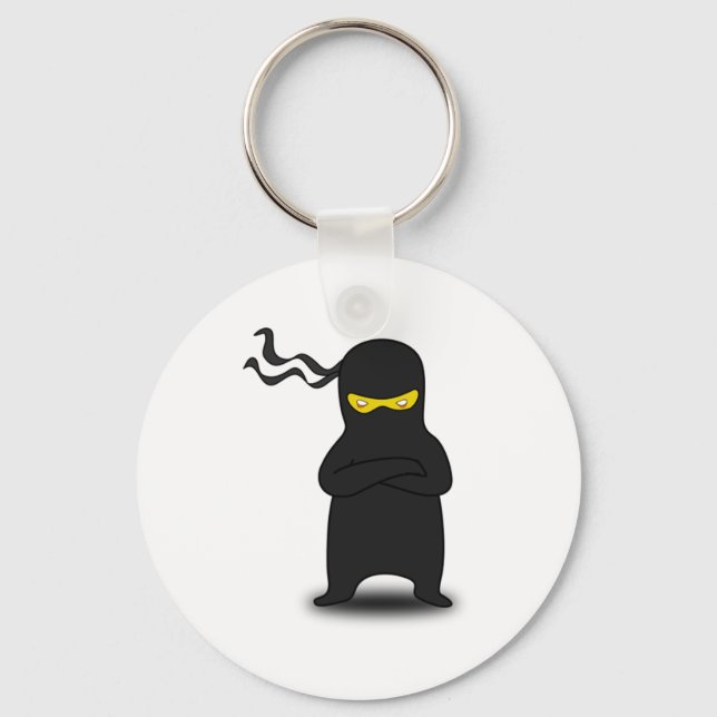 Cartoon Ninja Key Ring (Front)