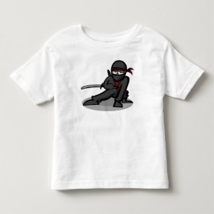 Cartoon Ninja  Warrior Toddler T-Shirt