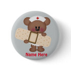 Cartoon Nurse add name button