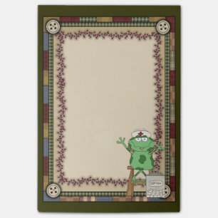 Cartoon Nurse Frog Post-it-notes Post-it Notes
