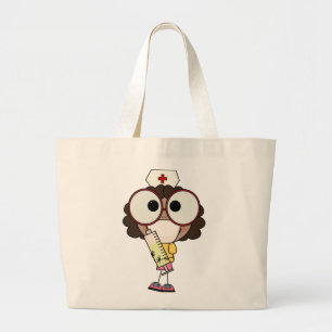 Cartoon Nurse tote bag