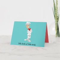 Cartoon of Chef with funny sayings