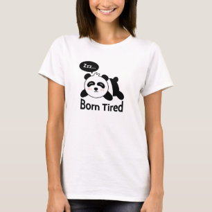 Cartoon of Cute Sleeping Panda T-Shirt