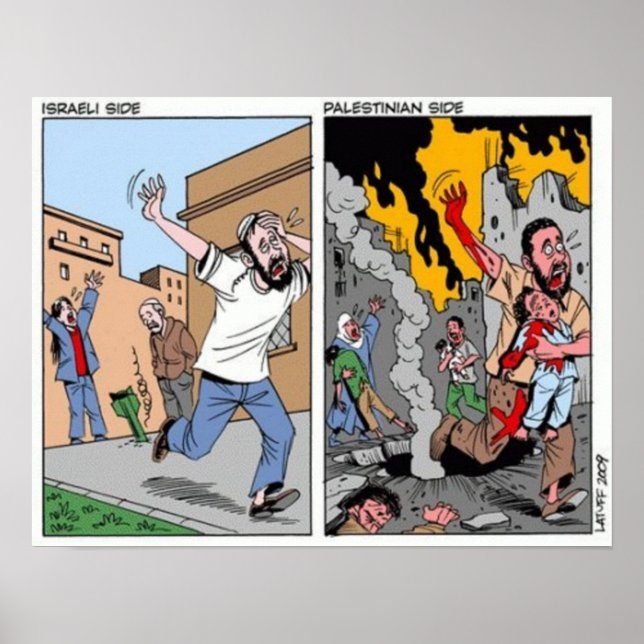 Cartoon of what really happens poster (Front)