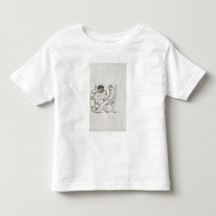 Cartoon of William Morris (1834-96) reading poetry Toddler T-Shirt