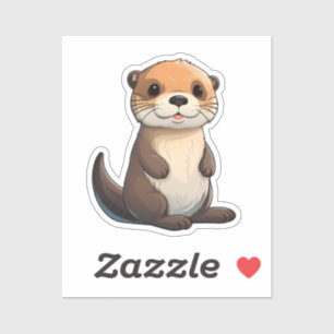 Cartoon otter 