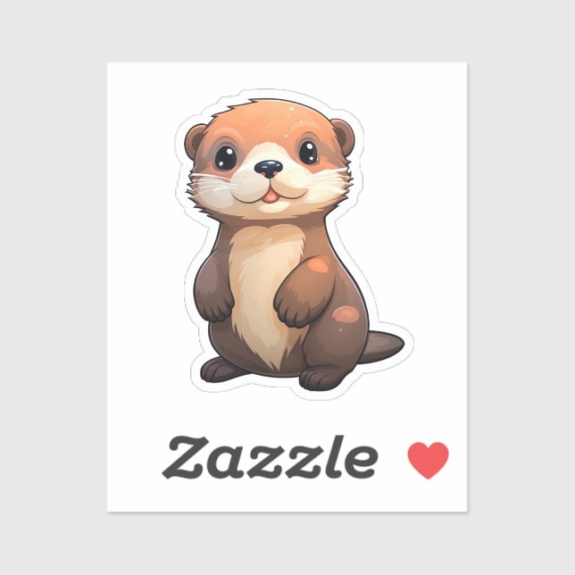 Cartoon otter illustration (Sheet)