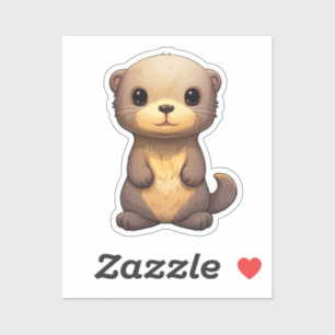 Cartoon otter illustration