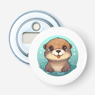 Cartoon otter illustration bottle opener