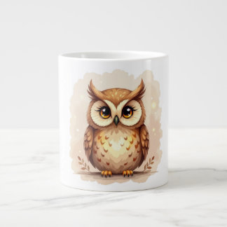 Cartoon Owl Mug 🦉 – Big Expressive Eyes