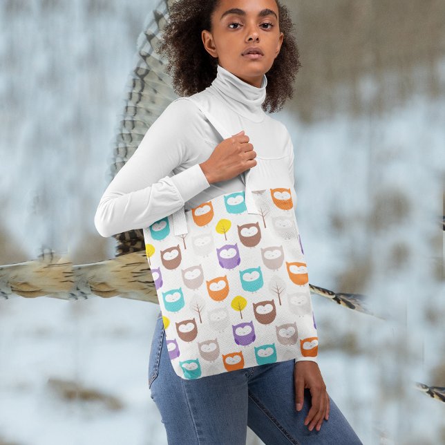 Cartoon Owls Tote Bag (Creator Uploaded)