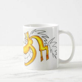Cartoon palomino horse mug