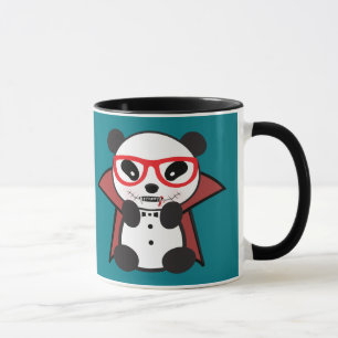 Cartoon Panda Bear Vampire Mug - Panda Lover Gift
