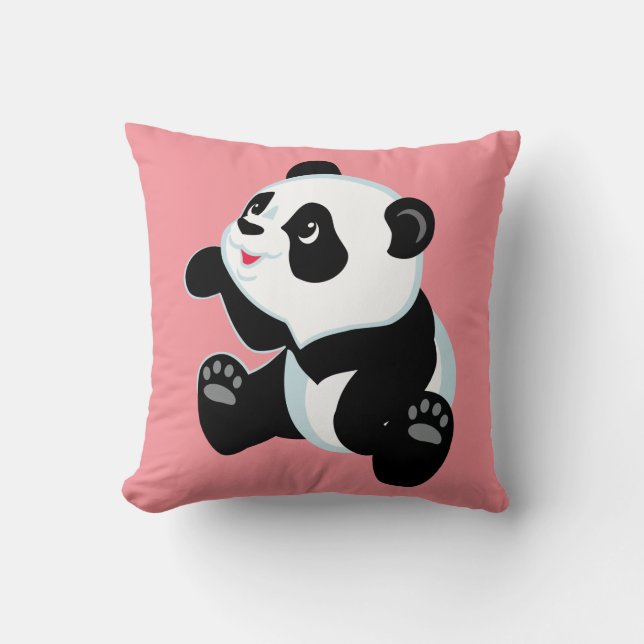 cartoon panda cushion (Front)