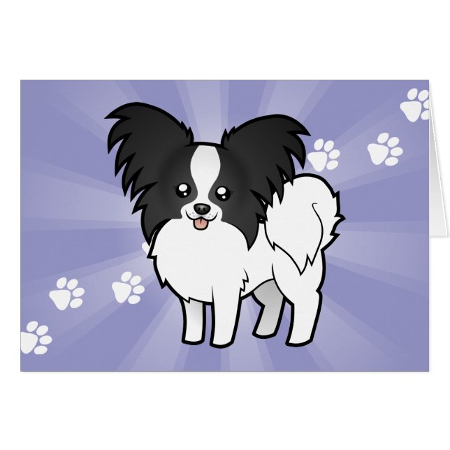 Cartoon Papillon (Front Horizontal)