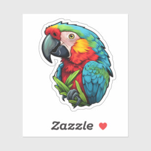 Cartoon parrot illustration