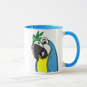 Cartoon Parrot Mug