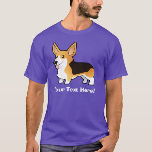Cartoon Pembroke Welsh Corgi T-Shirt